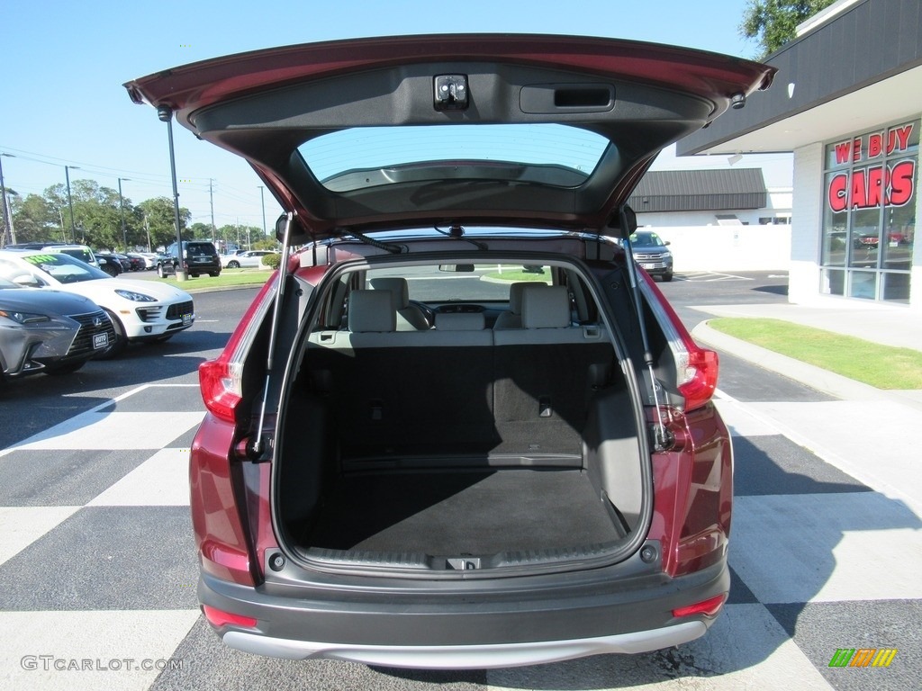 2018 CR-V LX - Basque Red Pearl II / Gray photo #5
