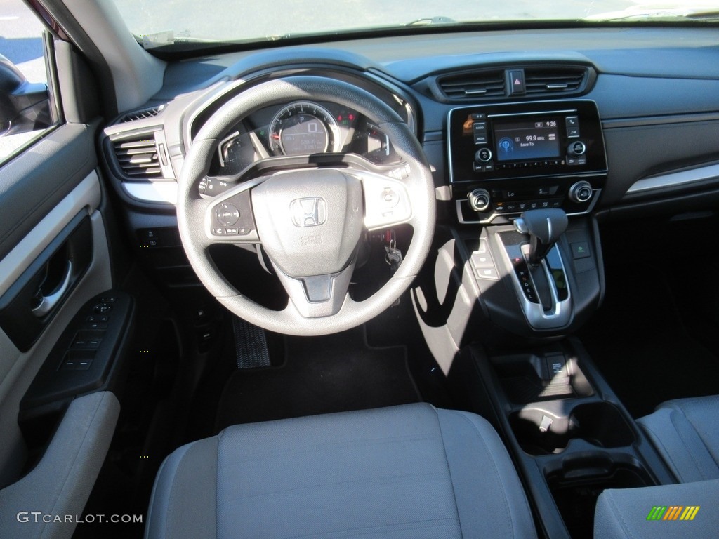 2018 CR-V LX - Basque Red Pearl II / Gray photo #15