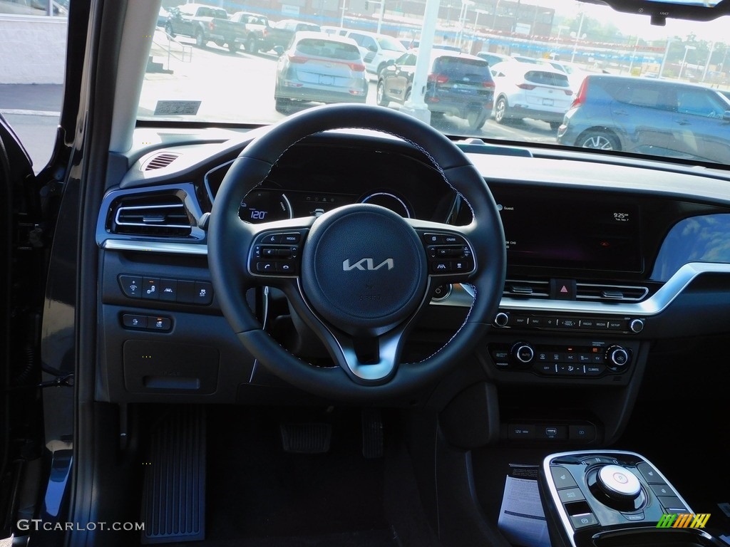 2022 Kia Niro EV Charcoal Dashboard Photo #142826699