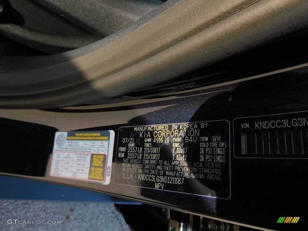 2022 Niro Color Code B4U for Gravity Blue Photo #142826865