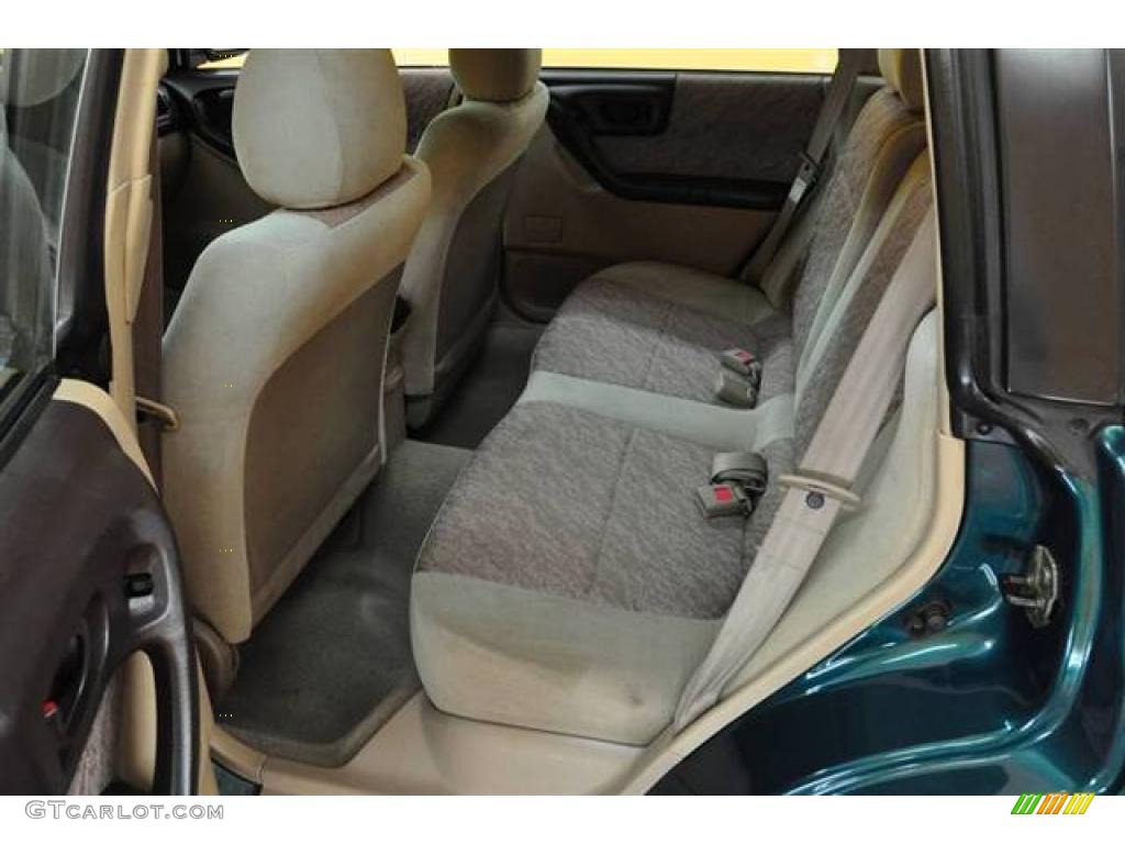 2000 Forester 2.5 L - Arcadia Green / Beige photo #13