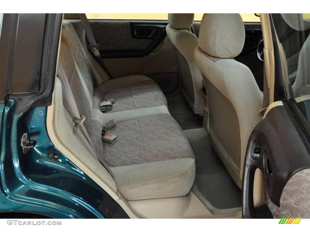 2000 Forester 2.5 L - Arcadia Green / Beige photo #15
