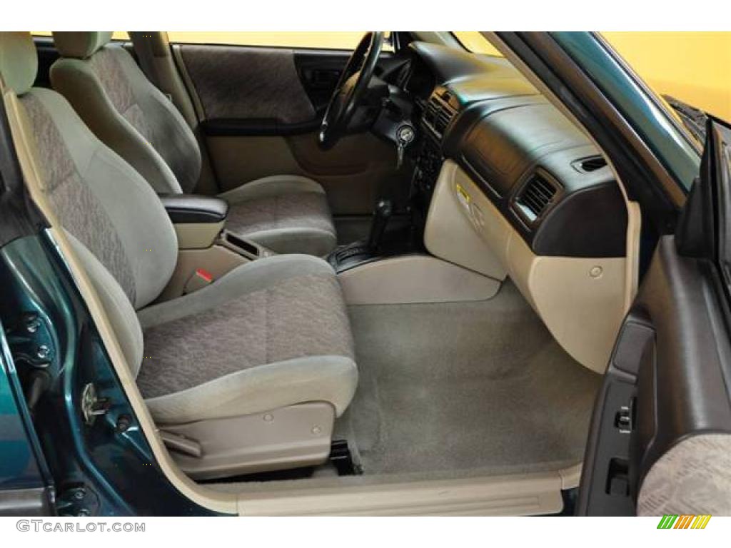 2000 Forester 2.5 L - Arcadia Green / Beige photo #16
