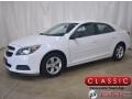 Summit White 2013 Chevrolet Malibu LS