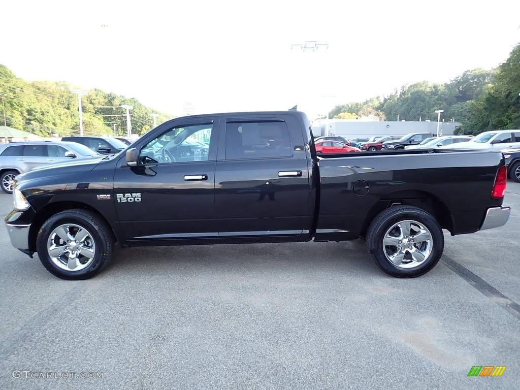 Brilliant Black Crystal Pearl 2016 Ram 1500 Big Horn Crew Cab 4x4 Exterior Photo #142829732