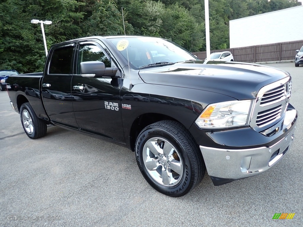 Brilliant Black Crystal Pearl 2016 Ram 1500 Big Horn Crew Cab 4x4 Exterior Photo #142829855