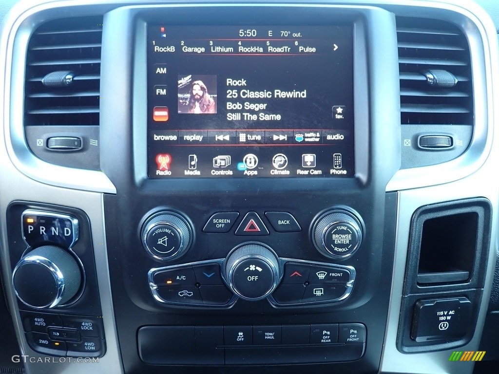 2016 Ram 1500 Big Horn Crew Cab 4x4 Controls Photo #142830158