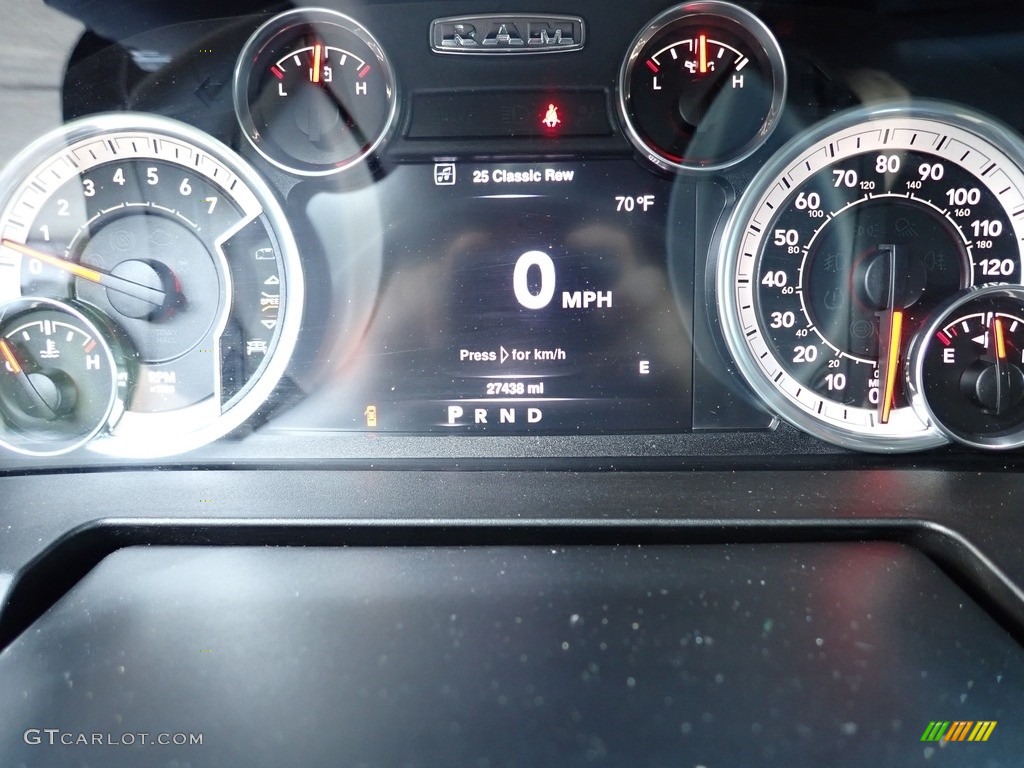 2016 Ram 1500 Big Horn Crew Cab 4x4 Gauges Photo #142830179