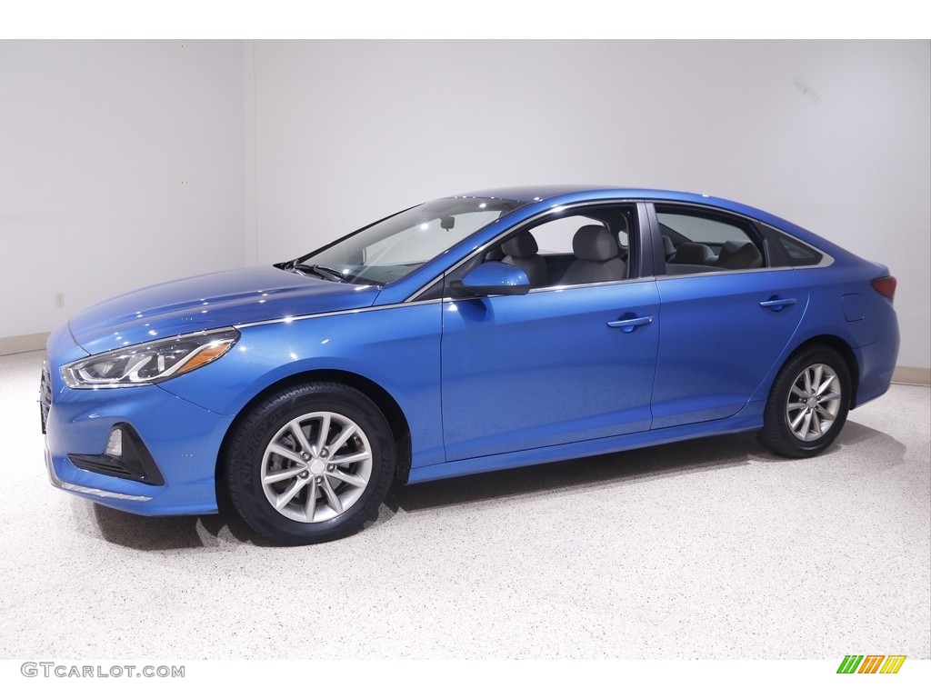2018 Sonata SE - Electric Blue / Gray photo #3