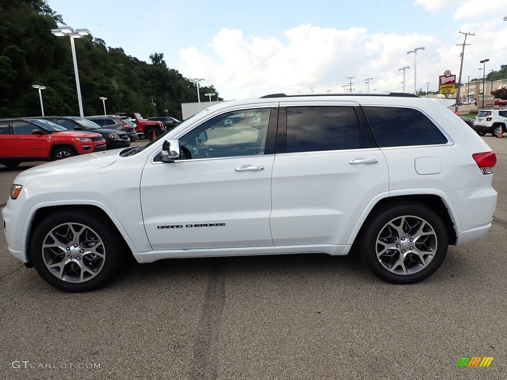 Bright White 2021 Jeep Grand Cherokee Overland 4x4 Exterior Photo #142830362