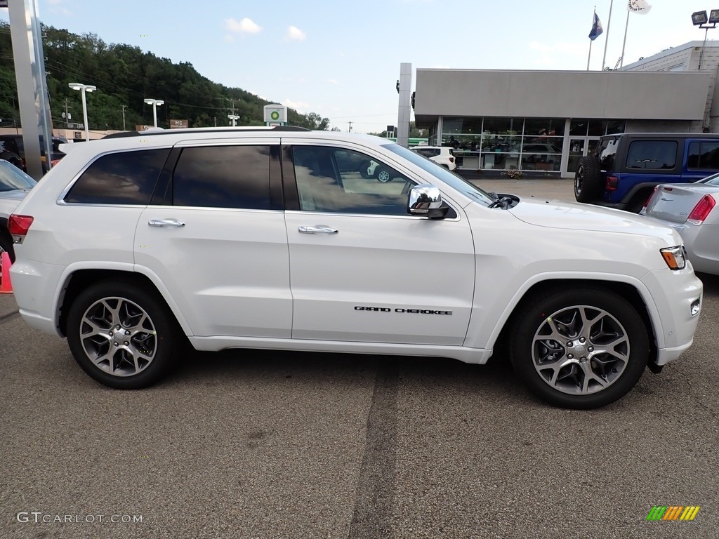 Bright White 2021 Jeep Grand Cherokee Overland 4x4 Exterior Photo #142830482