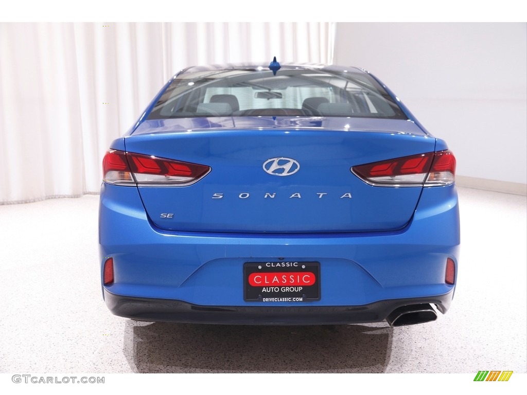 2018 Sonata SE - Electric Blue / Gray photo #17
