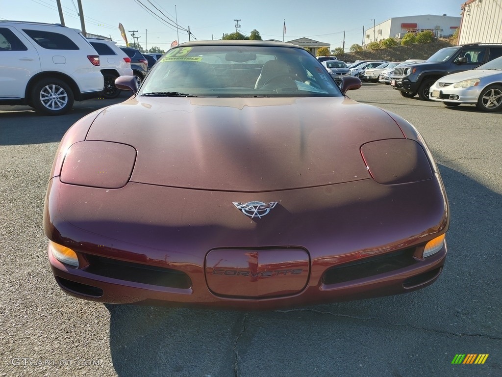2003 Corvette Convertible - 50th Anniversary Red / Shale photo #2