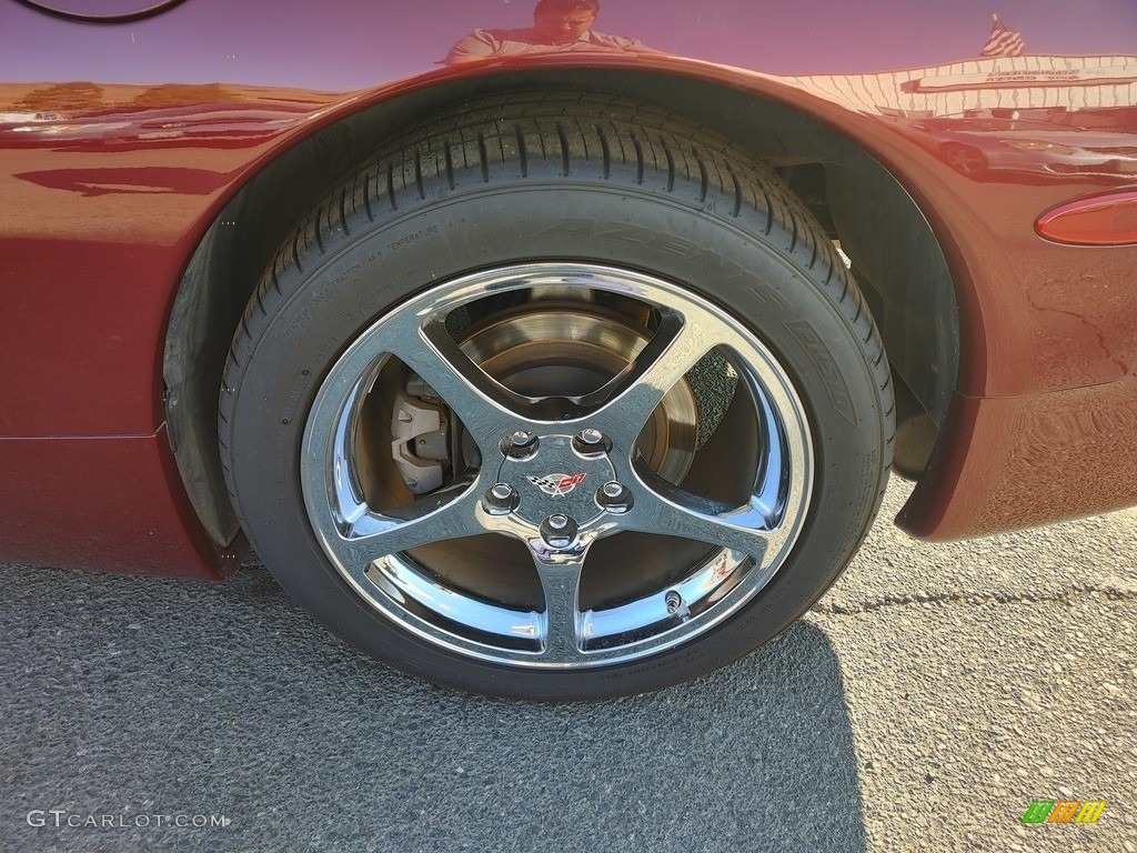 2003 Corvette Convertible - 50th Anniversary Red / Shale photo #4