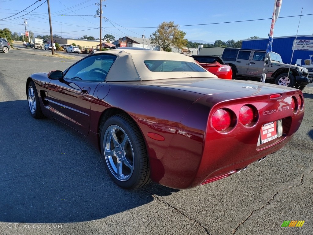 2003 Corvette Convertible - 50th Anniversary Red / Shale photo #5