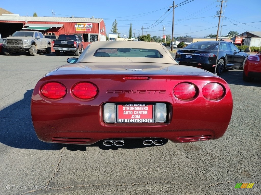 2003 Corvette Convertible - 50th Anniversary Red / Shale photo #6
