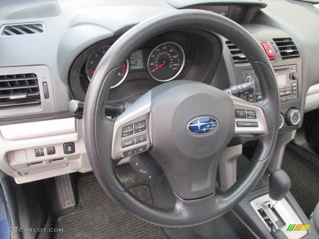 2014 Forester 2.5i Premium - Marine Blue Pearl / Platinum photo #14