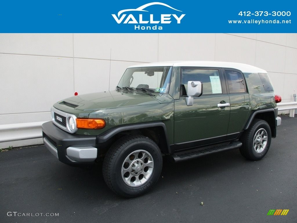 2012 FJ Cruiser 4WD - Army Green / Dark Charcoal photo #1
