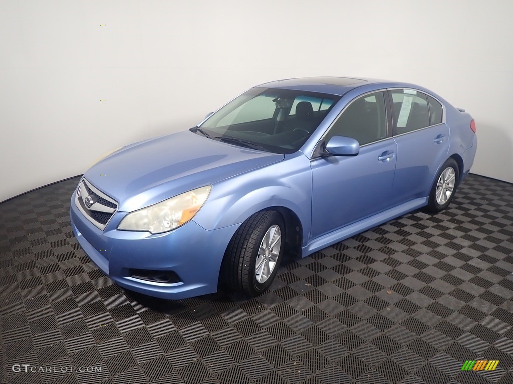 2011 Legacy 2.5i Premium - Sky Blue Metallic / Off-Black photo #10