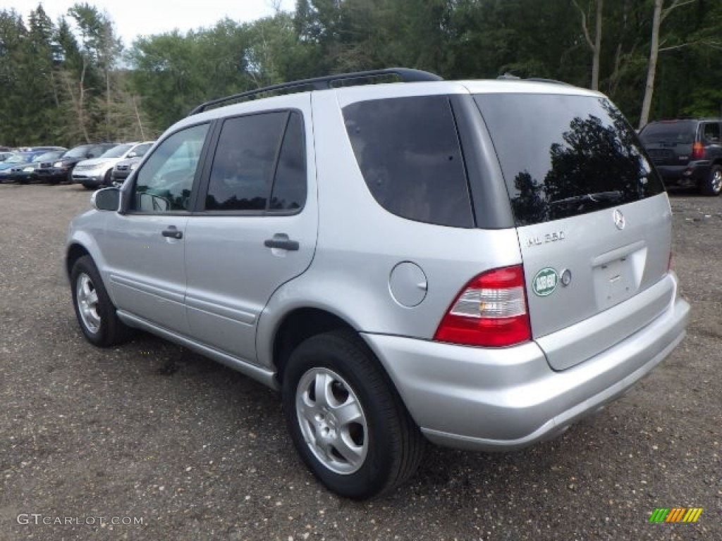 2004 ML 350 4Matic - Brilliant Silver Metallic / Ash Grey photo #4