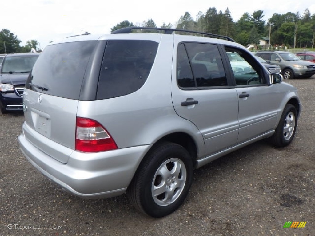2004 ML 350 4Matic - Brilliant Silver Metallic / Ash Grey photo #6