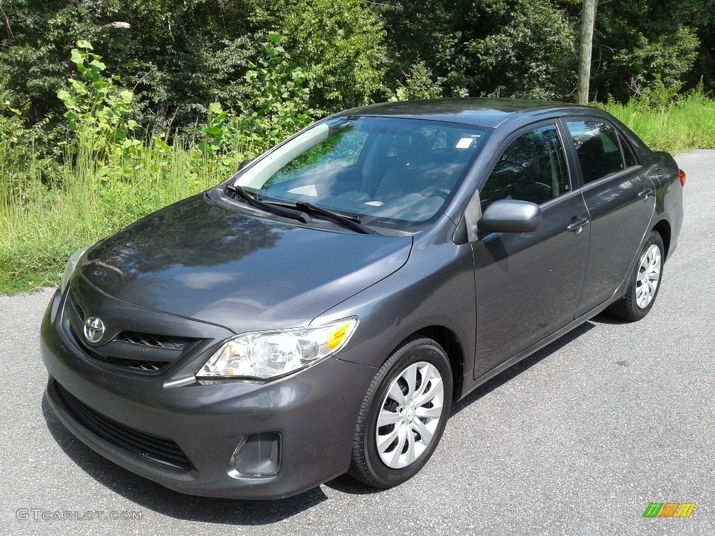 2012 Corolla LE - Magnetic Gray Metallic / Ash photo #3