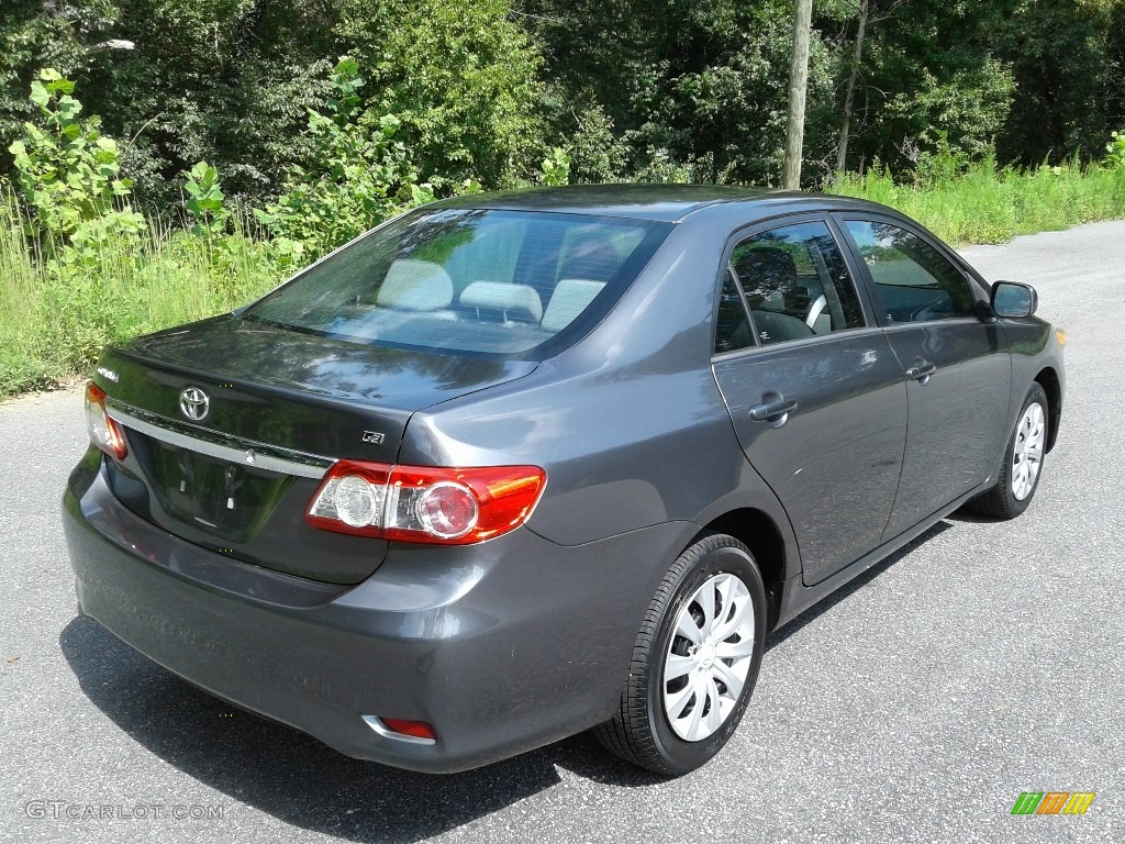 2012 Corolla LE - Magnetic Gray Metallic / Ash photo #8