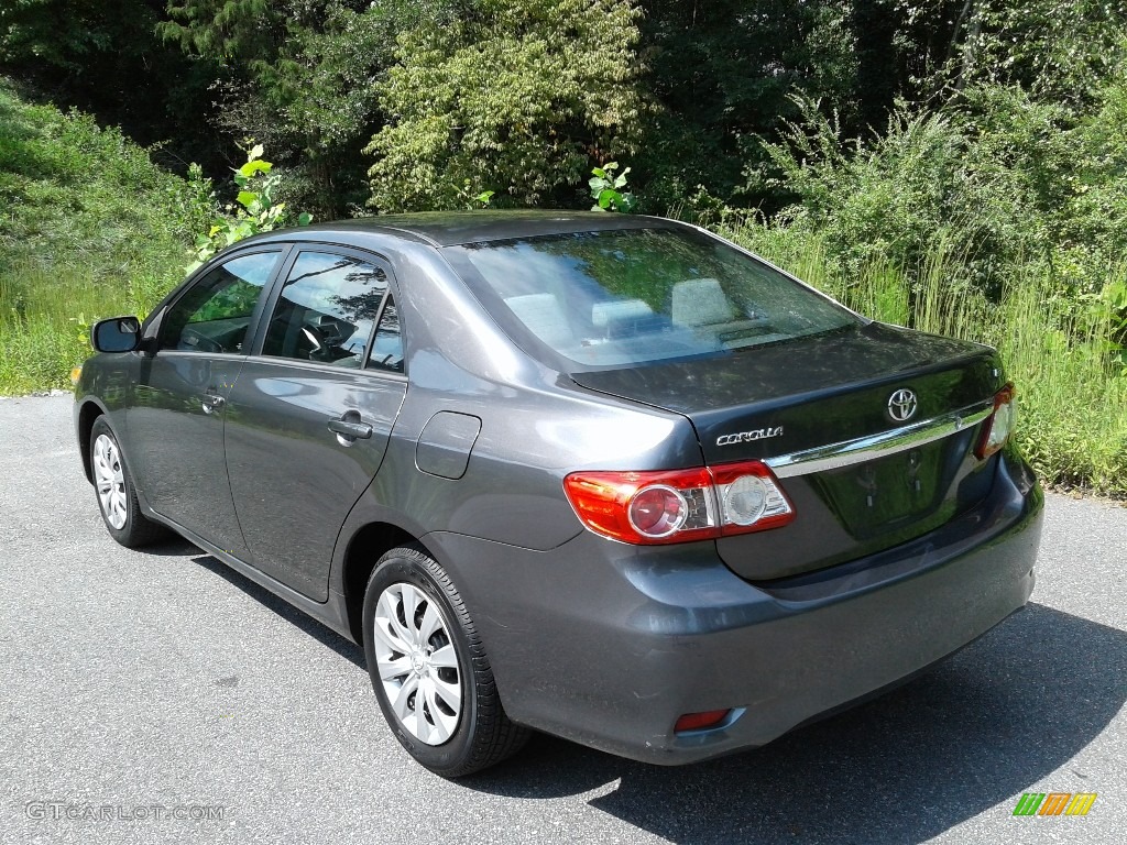 2012 Corolla LE - Magnetic Gray Metallic / Ash photo #10