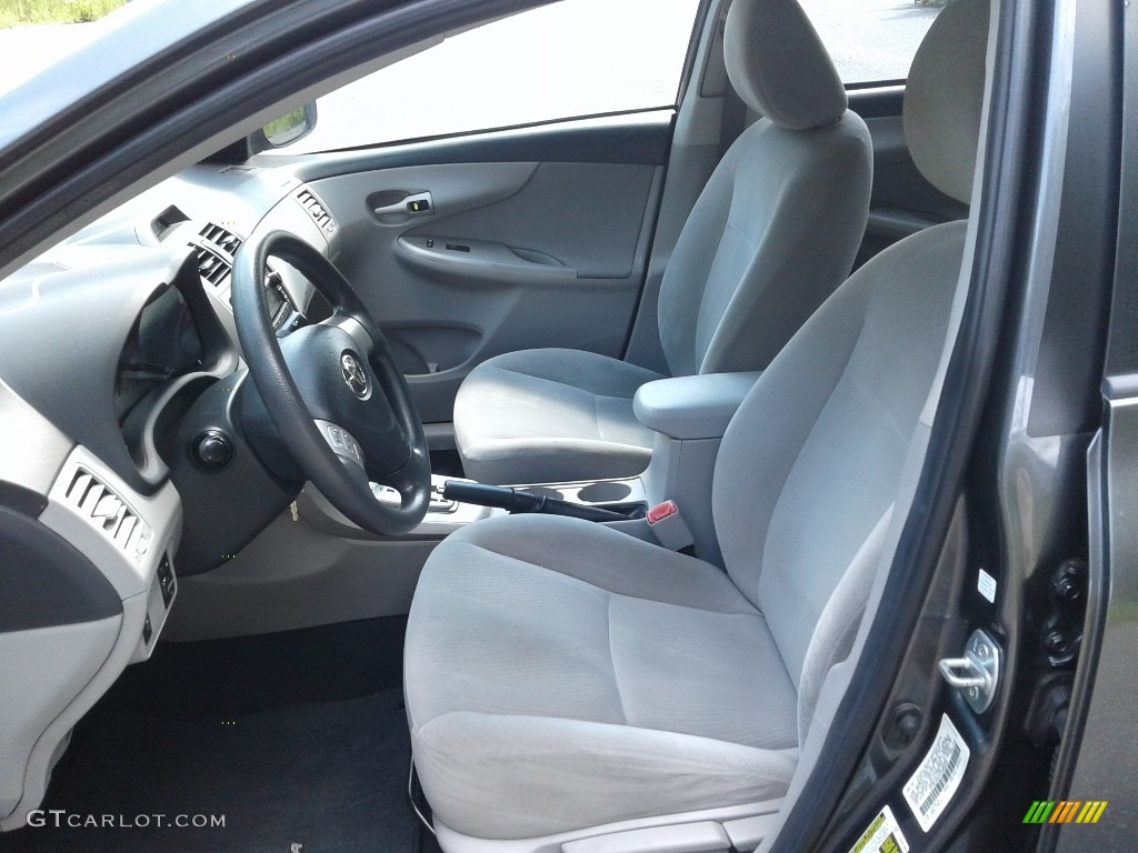2012 Corolla LE - Magnetic Gray Metallic / Ash photo #13