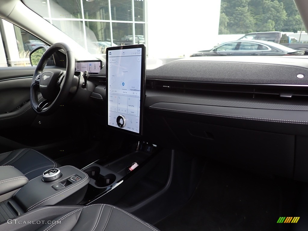 2021 Ford Mustang Mach-E Premium eAWD Black Onyx Dashboard Photo #142833290