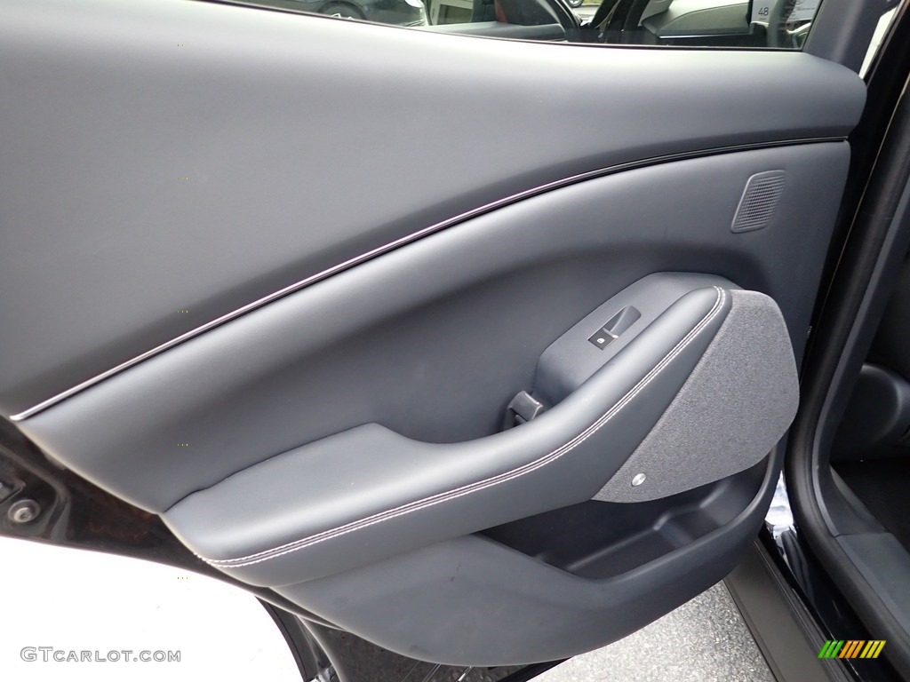 2021 Ford Mustang Mach-E Premium eAWD Black Onyx Door Panel Photo #142833380