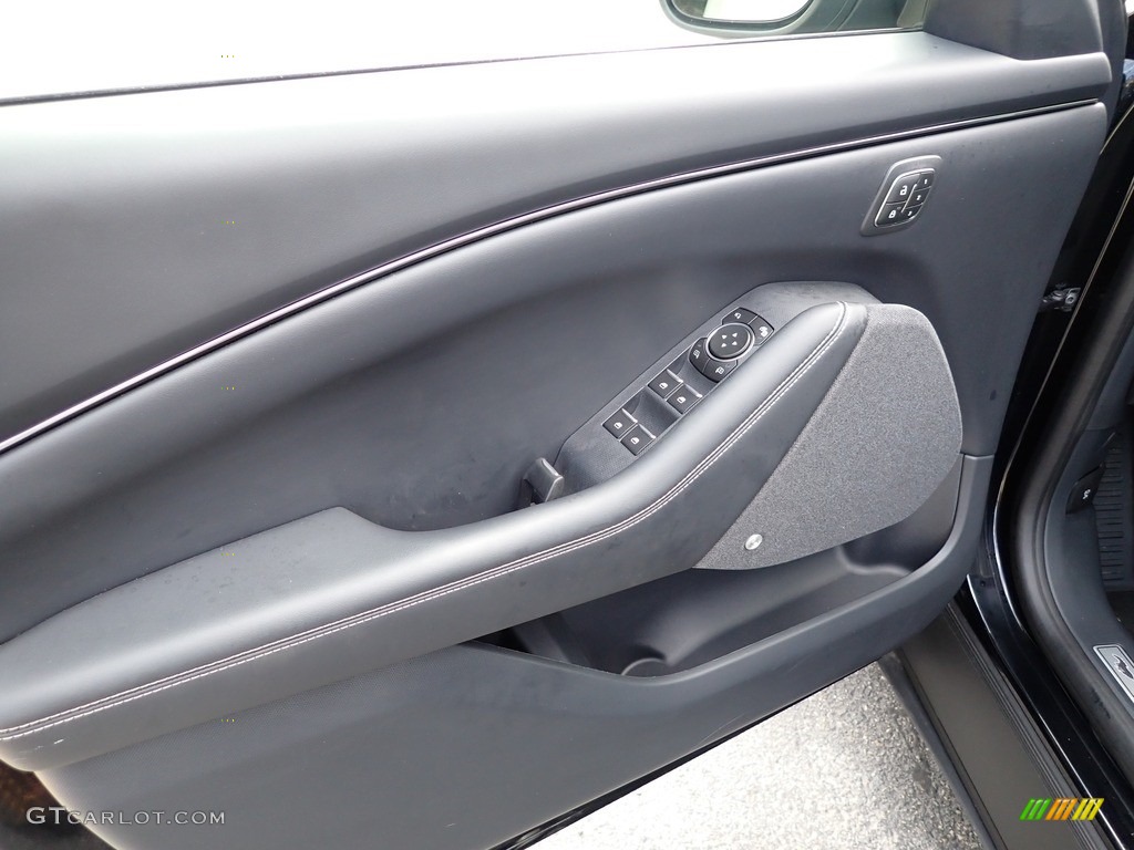 2021 Ford Mustang Mach-E Premium eAWD Black Onyx Door Panel Photo #142833392
