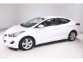 2013 Shimmering White Hyundai Elantra GLS  photo #3