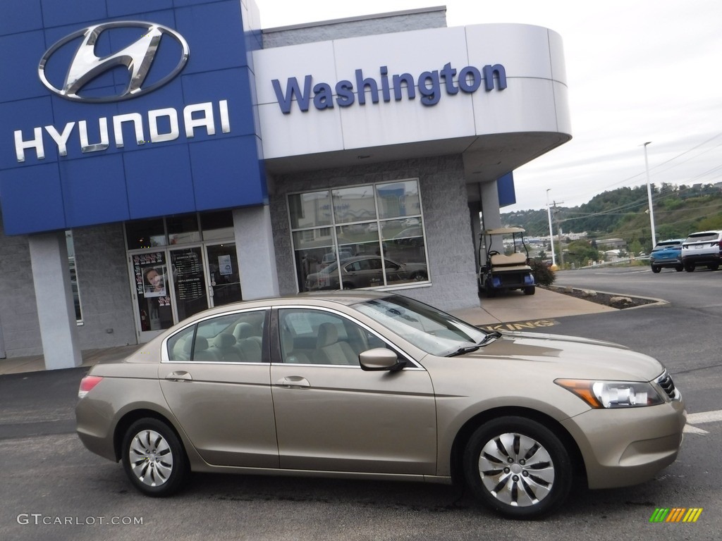 2009 Accord LX Sedan - Bold Beige Metallic / Ivory photo #2