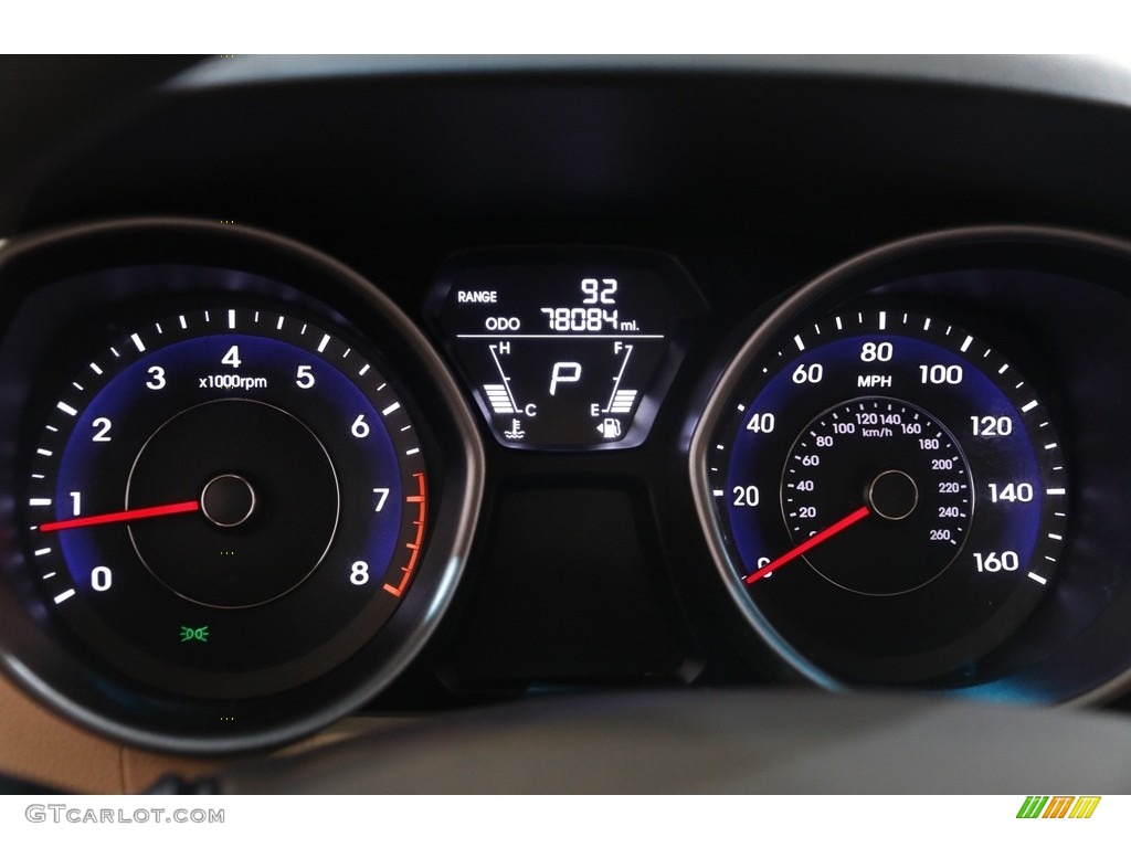 2013 Elantra GLS - Shimmering White / Beige photo #8