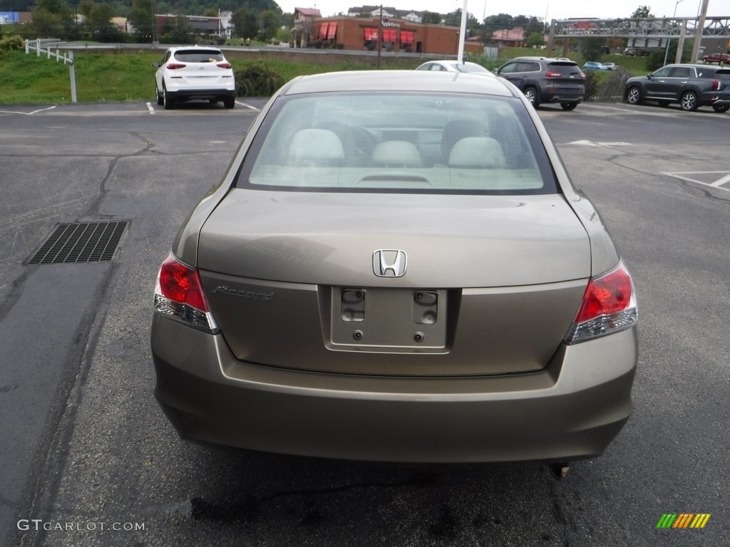 2009 Accord LX Sedan - Bold Beige Metallic / Ivory photo #7