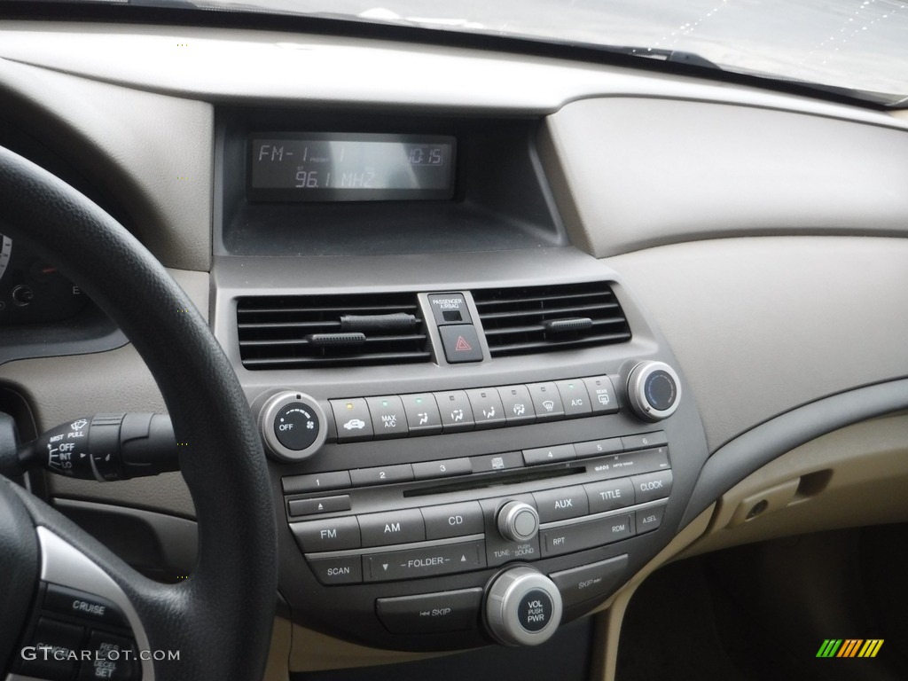 2009 Accord LX Sedan - Bold Beige Metallic / Ivory photo #16