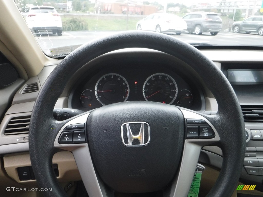 2009 Accord LX Sedan - Bold Beige Metallic / Ivory photo #17