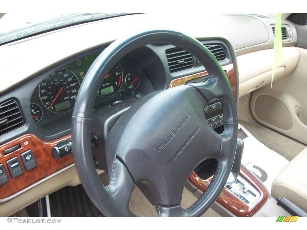 2004 Outback Limited Wagon - Champagne Gold Opal / Beige photo #5