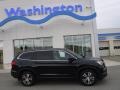 2018 Crystal Black Pearl Honda Pilot EX-L AWD  photo #2