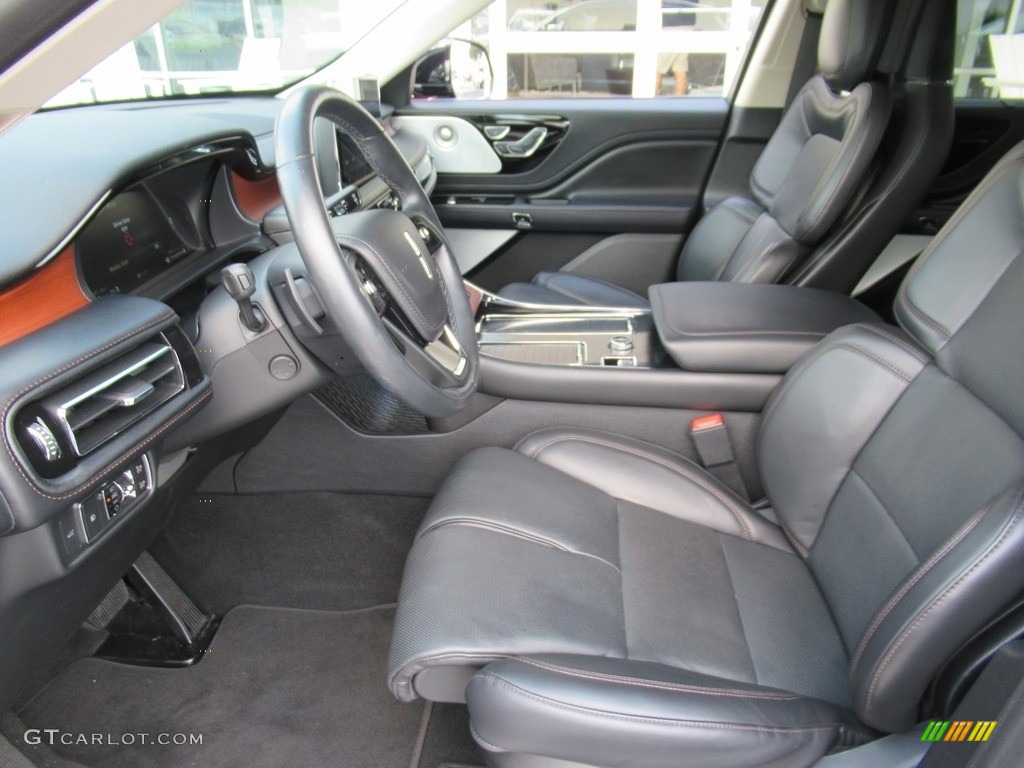 Ebony Interior 2020 Lincoln Aviator Reserve AWD Photo #142835805