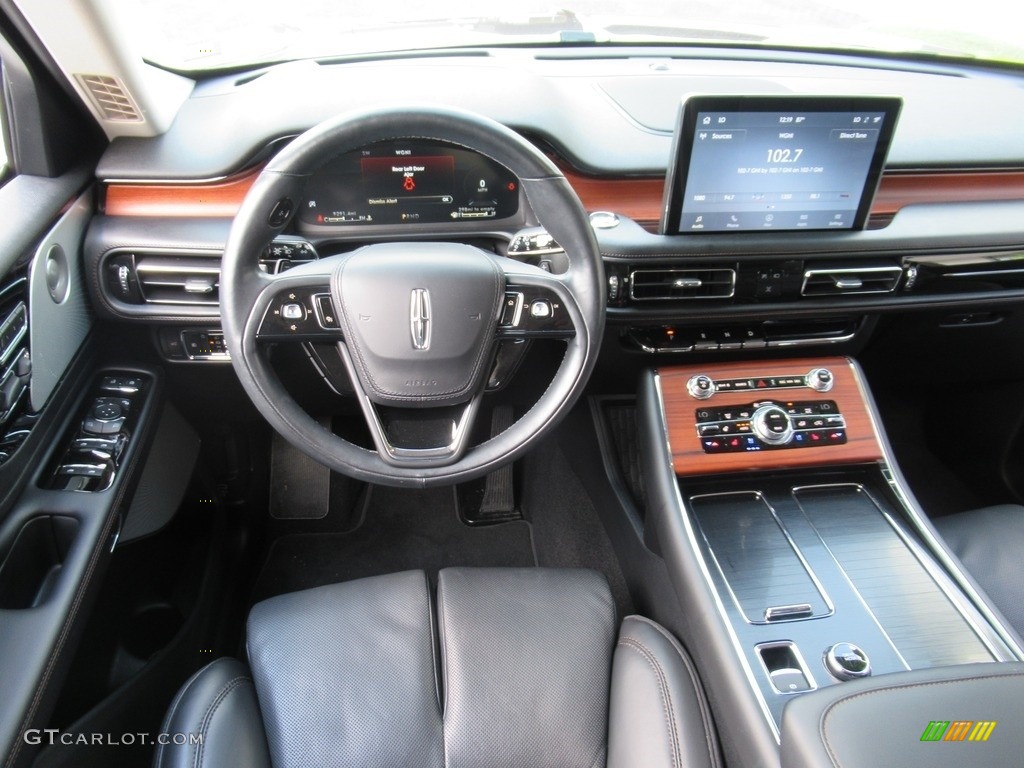 2020 Lincoln Aviator Reserve AWD Ebony Dashboard Photo #142835940