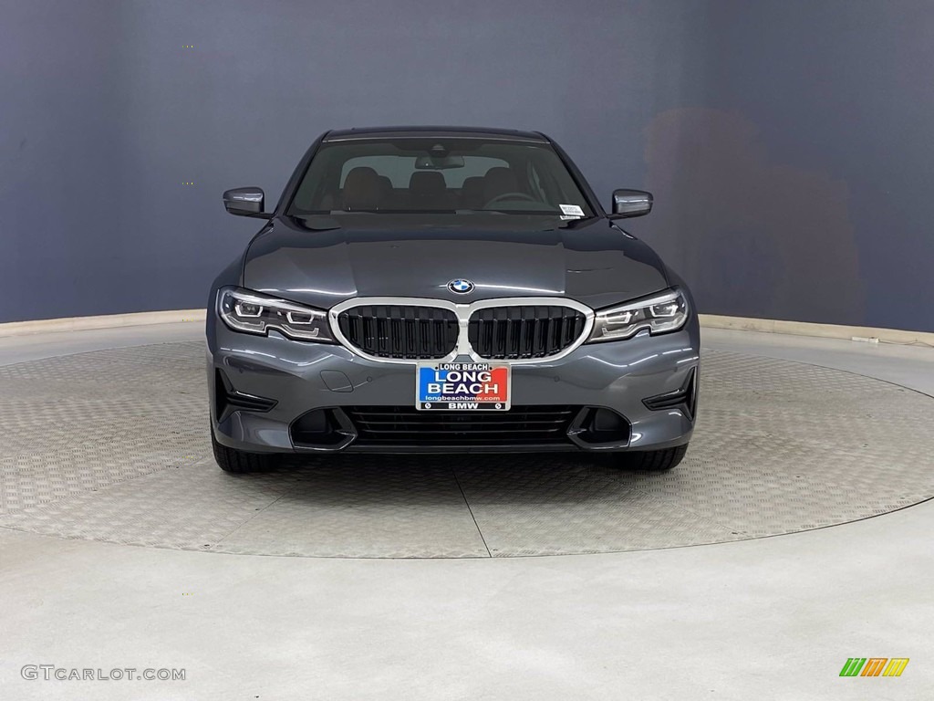 2022 3 Series 330i Sedan - Mineral Grey Metallic / Tacora Red photo #2