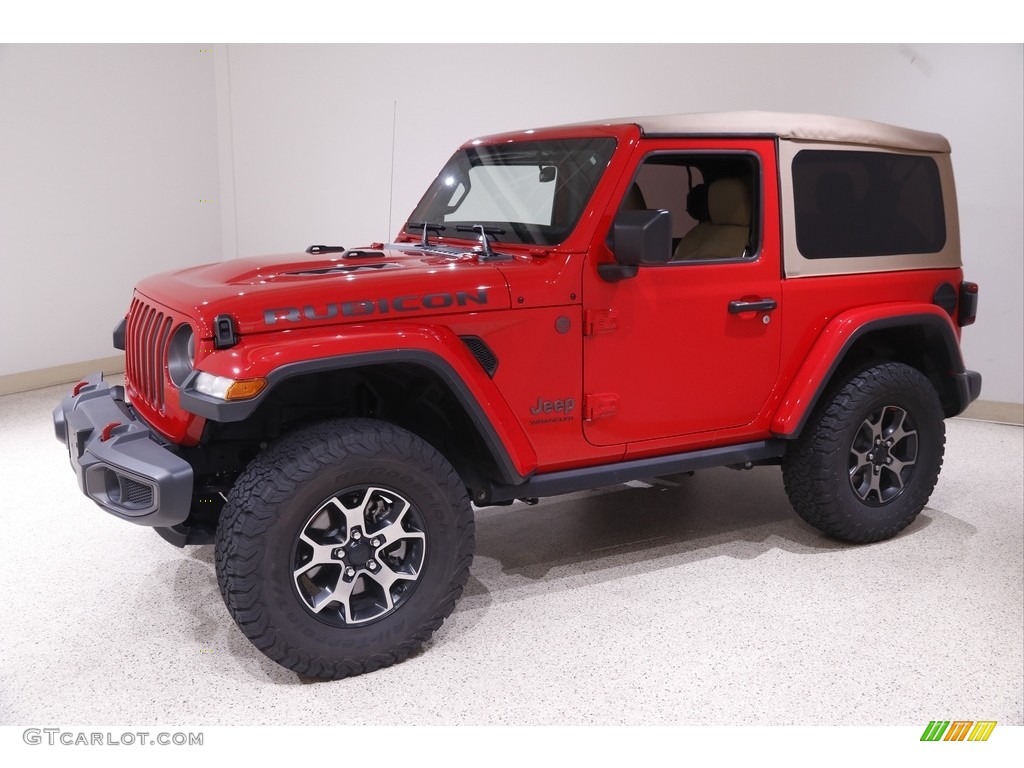 Firecracker Red 2019 Jeep Wrangler Rubicon 4x4 Exterior Photo #142837380