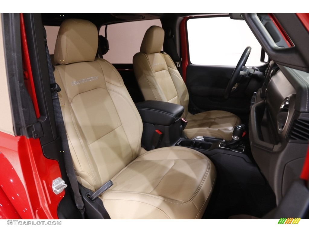 2019 Wrangler Rubicon 4x4 - Firecracker Red / Black/Heritage Tan photo #15