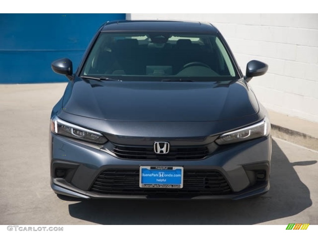 2022 Meteorite Gray Metallic Honda Civic EX Sedan 142834463 Photo 3