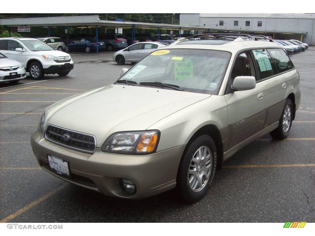 2004 Outback Limited Wagon - Champagne Gold Opal / Beige photo #21