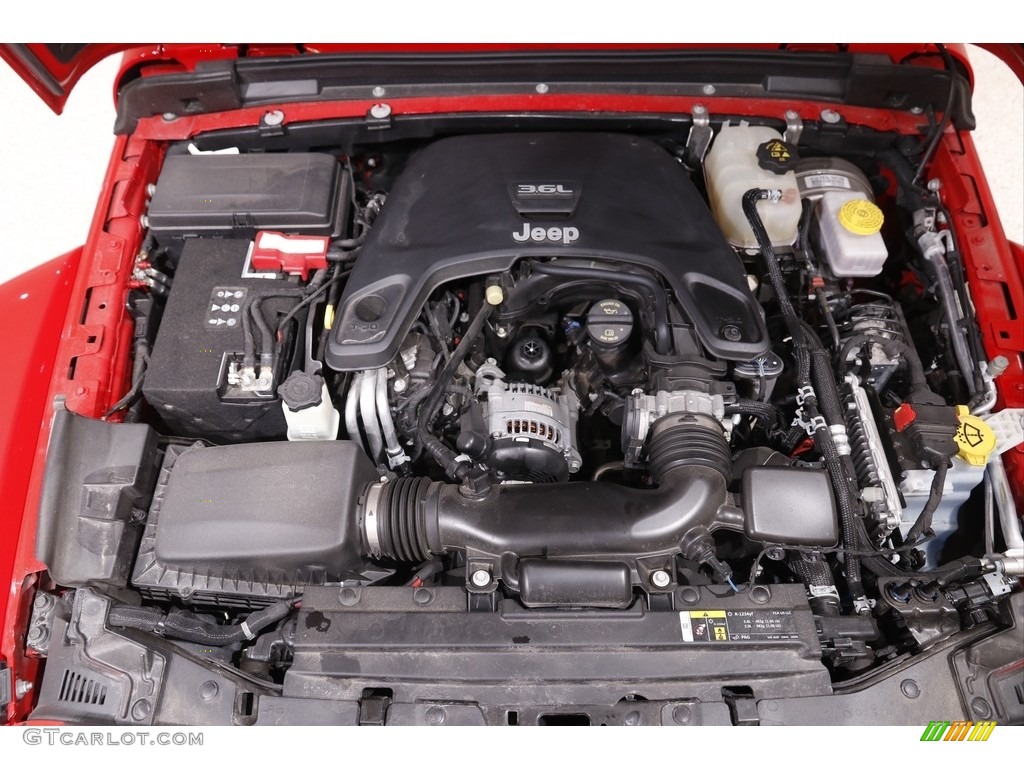 2019 Wrangler Rubicon 4x4 - Firecracker Red / Black/Heritage Tan photo #19