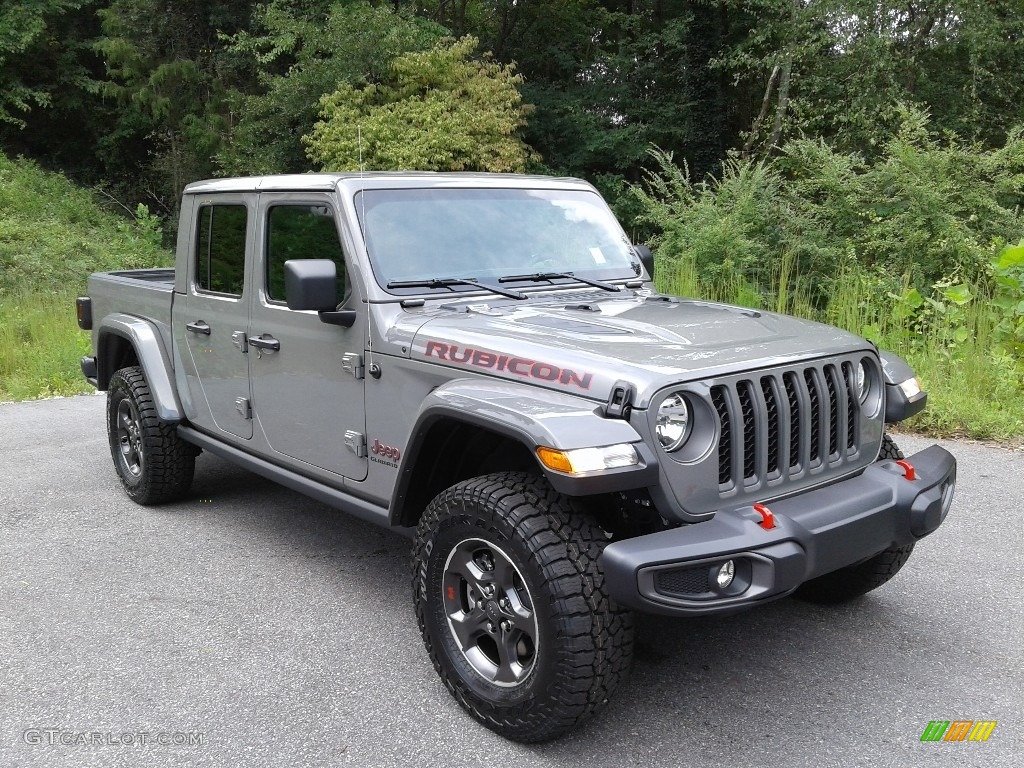 Sting-Gray 2021 Jeep Gladiator Rubicon 4x4 Exterior Photo #142838382