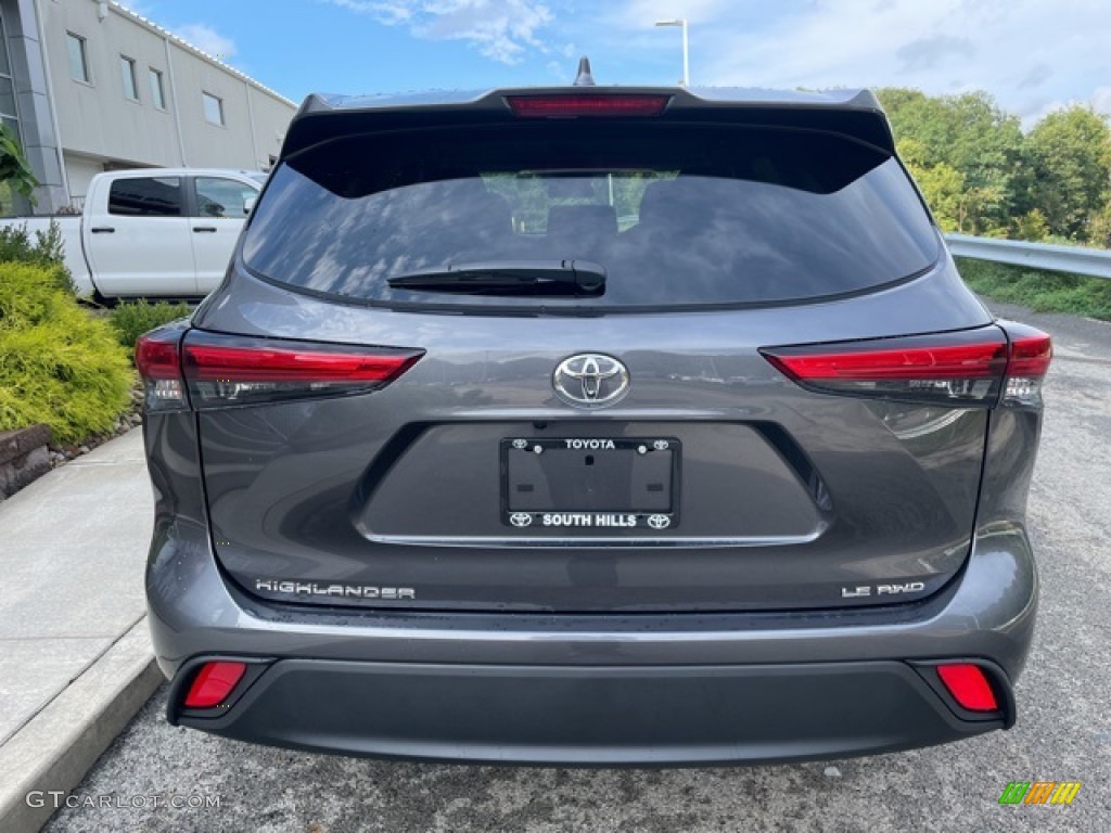 2021 Highlander LE AWD - Magnetic Gray Metallic / Black photo #8